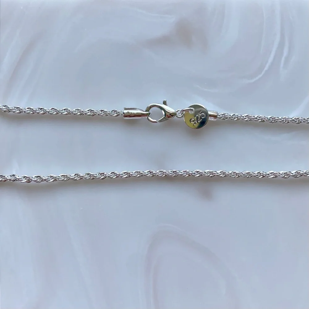 2mm Twisted Rope Necklace